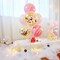 6 Sets Balloon Stand Kit, Table Balloon Stand Holder, Reusable Centerpiece with Base for Birthday Decorations, Party, Wedding and Graduation Decorations